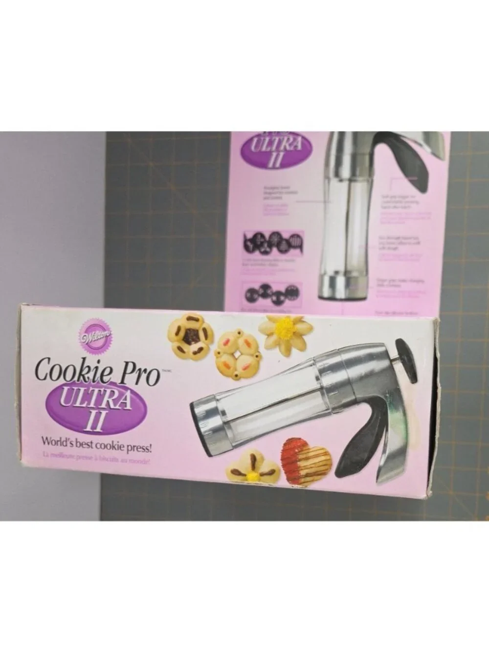 Wilton Cookie Pro Ultra II Press Cookie Press 16 Disks Complete 2006 New In Box